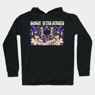 Dancing in the streets Skeletons with lily flowers Hoodie